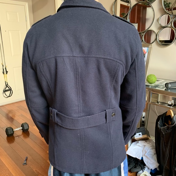 Tom’s Ware Navy Peacoat - Picture 3 of 8